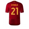 Herren Fußballbekleidung AS Roma Paulo Dybala #21 Heimtrikot 2022-23 Kurzarm